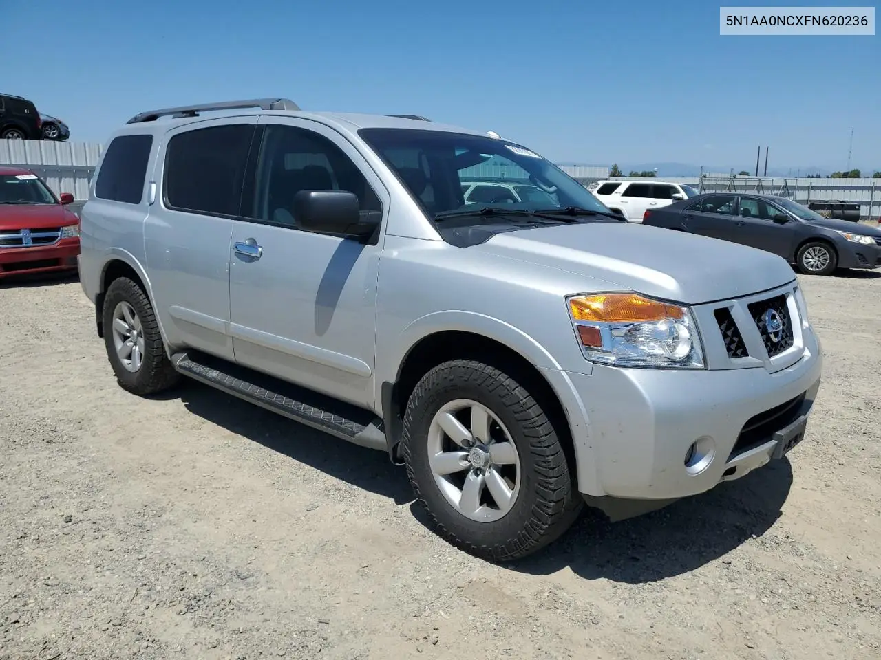 2015 Nissan Armada Sv VIN: 5N1AA0NCXFN620236 Lot: 62557925