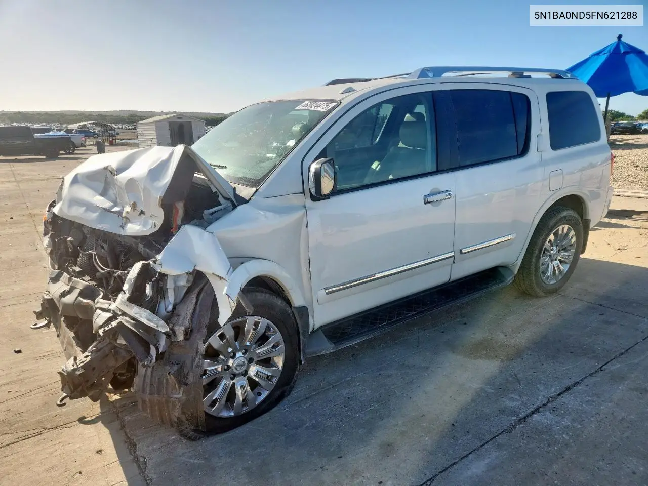 2015 Nissan Armada Sv VIN: 5N1BA0ND5FN621288 Lot: 62824475