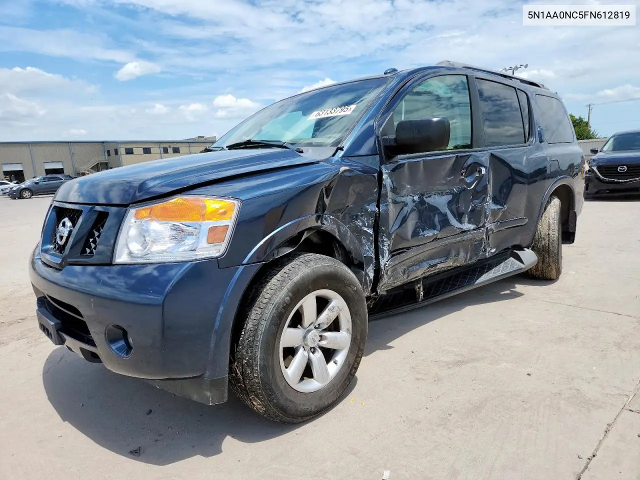 2015 Nissan Armada Sv VIN: 5N1AA0NC5FN612819 Lot: 63133795