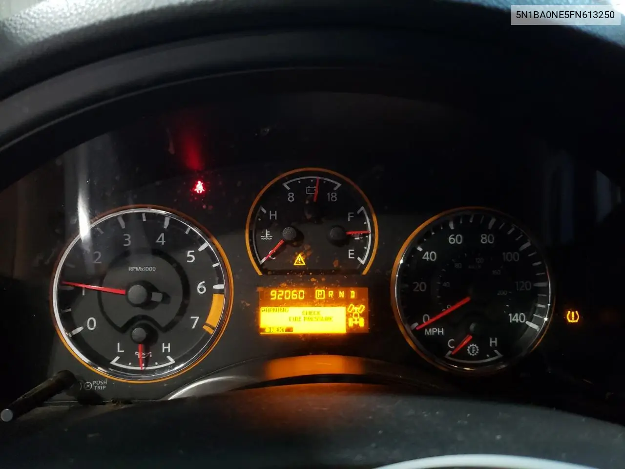 2015 Nissan Armada Platinum VIN: 5N1BA0NE5FN613250 Lot: 63285805