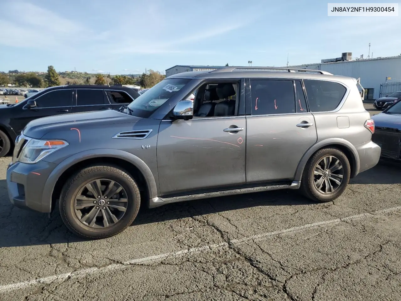 2017 Nissan Armada Platinum VIN: JN8AY2NF1H9300454 Lot: 49198605