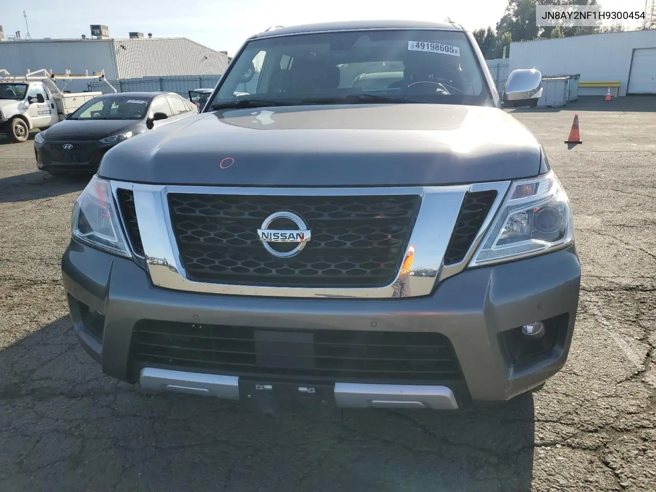 2017 Nissan Armada Platinum VIN: JN8AY2NF1H9300454 Lot: 49198605