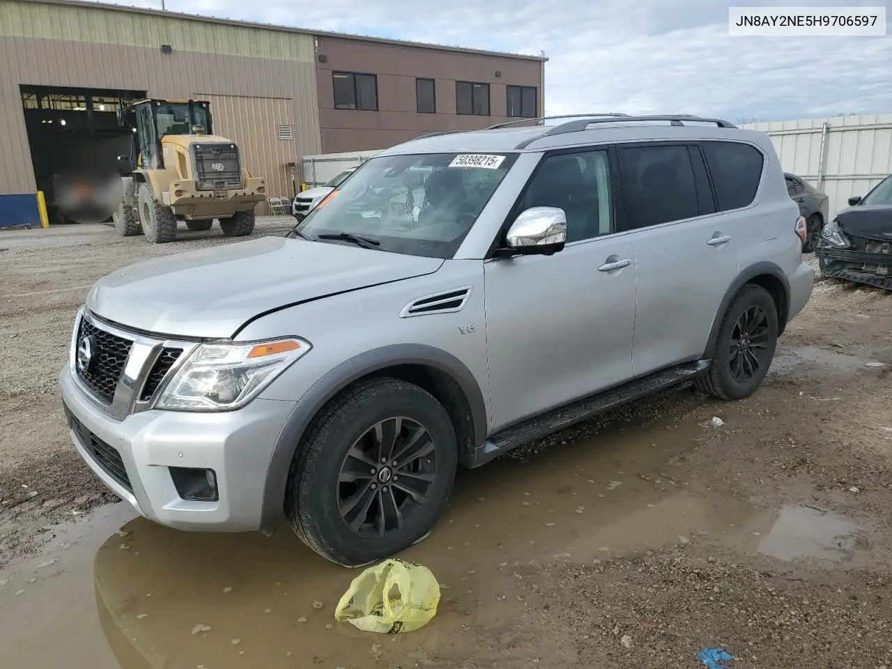 2017 Nissan Armada Platinum VIN: JN8AY2NE5H9706597 Lot: 50398215