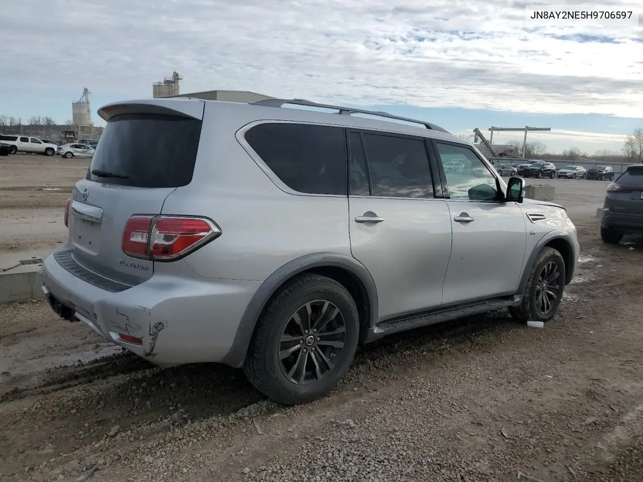 2017 Nissan Armada Platinum VIN: JN8AY2NE5H9706597 Lot: 50398215