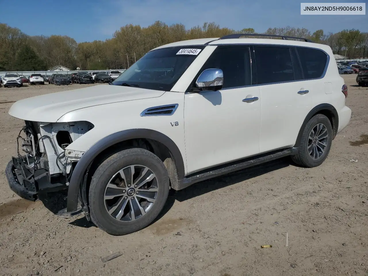 2017 Nissan Armada Sv VIN: JN8AY2ND5H9006618 Lot: 50414645