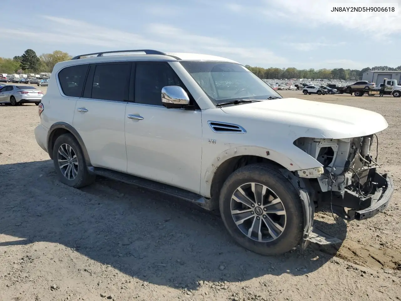 2017 Nissan Armada Sv VIN: JN8AY2ND5H9006618 Lot: 50414645