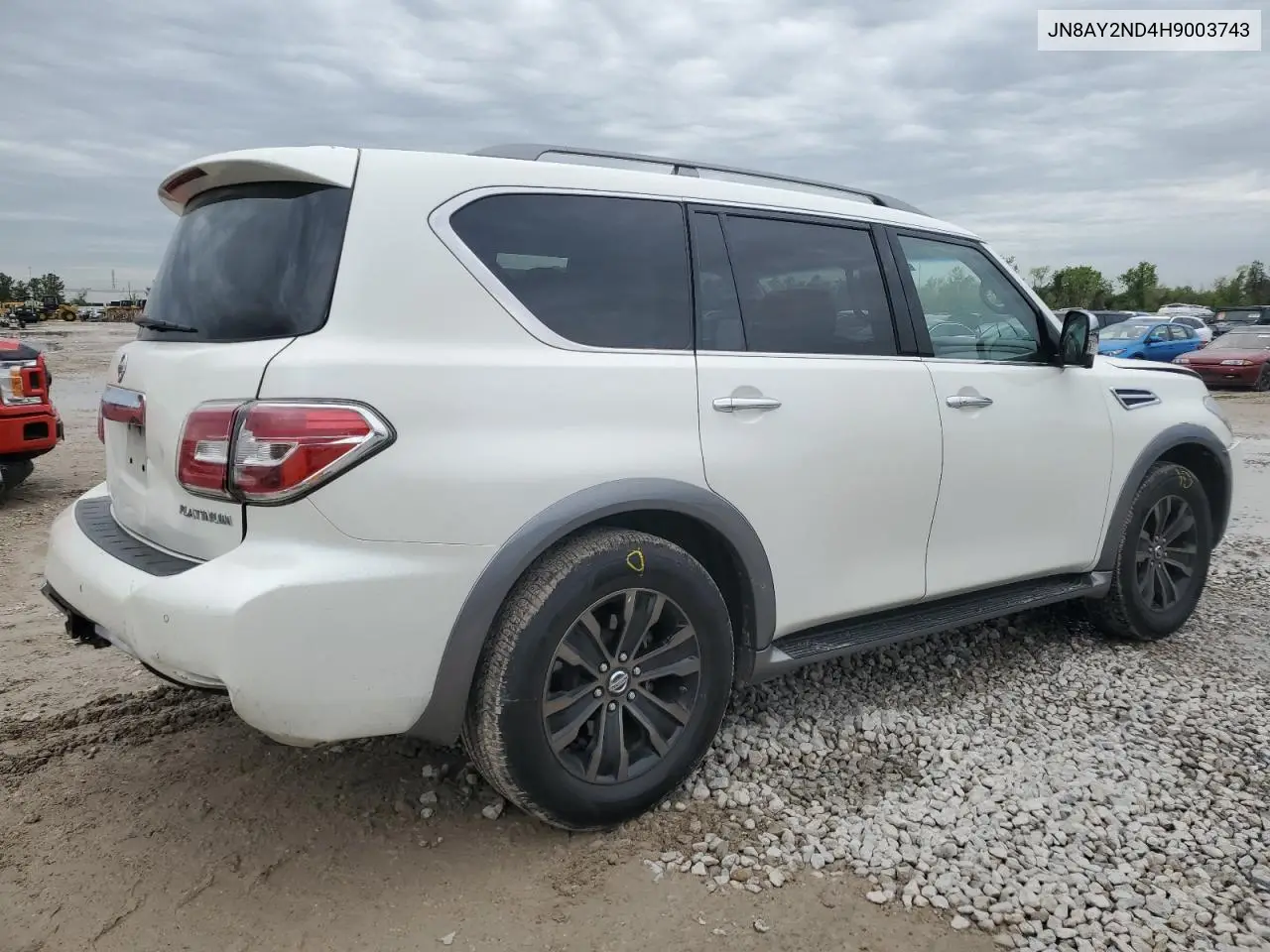 2017 Nissan Armada Sv VIN: JN8AY2ND4H9003743 Lot: 51065965
