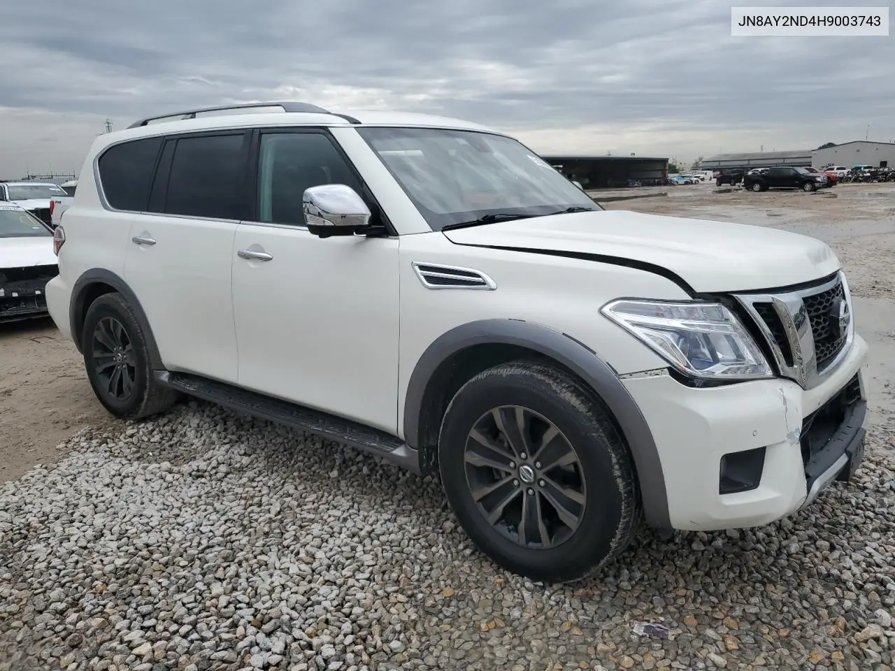 2017 Nissan Armada Sv VIN: JN8AY2ND4H9003743 Lot: 51065965
