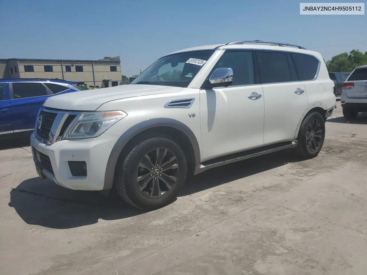 2017 Nissan Armada Sv VIN: JN8AY2NC4H9505112 Lot: 51912125