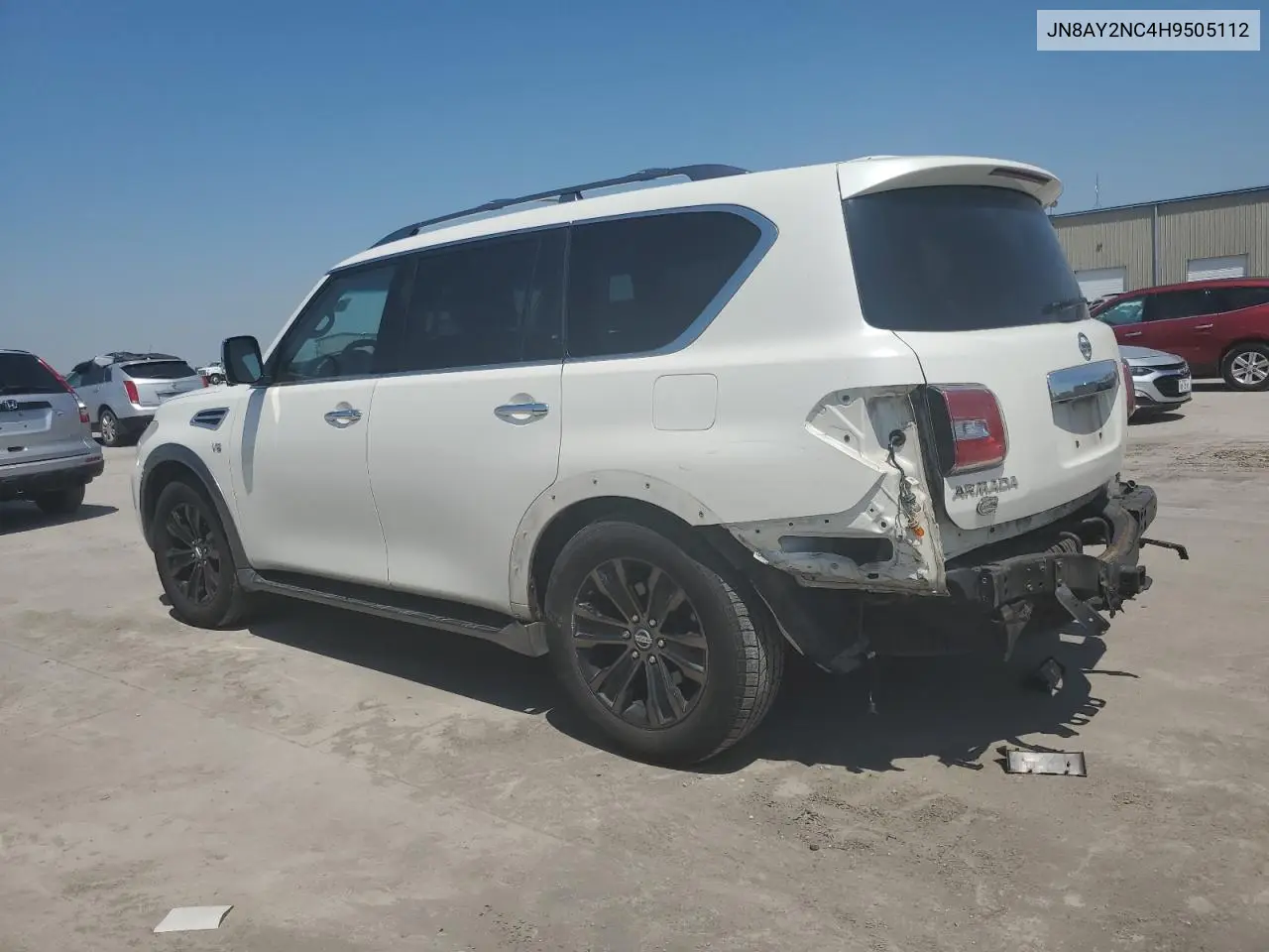 2017 Nissan Armada Sv VIN: JN8AY2NC4H9505112 Lot: 51912125