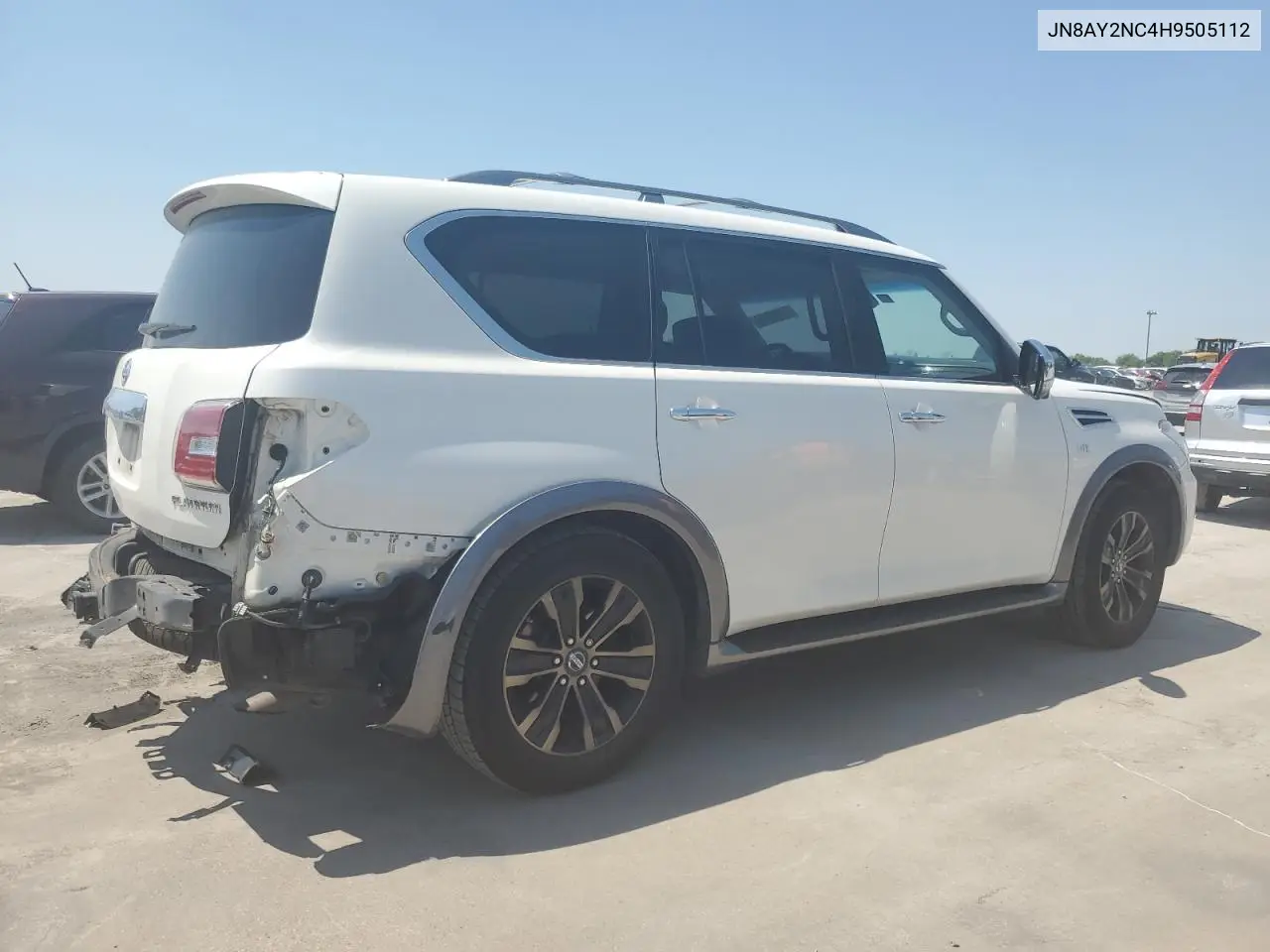 2017 Nissan Armada Sv VIN: JN8AY2NC4H9505112 Lot: 51912125