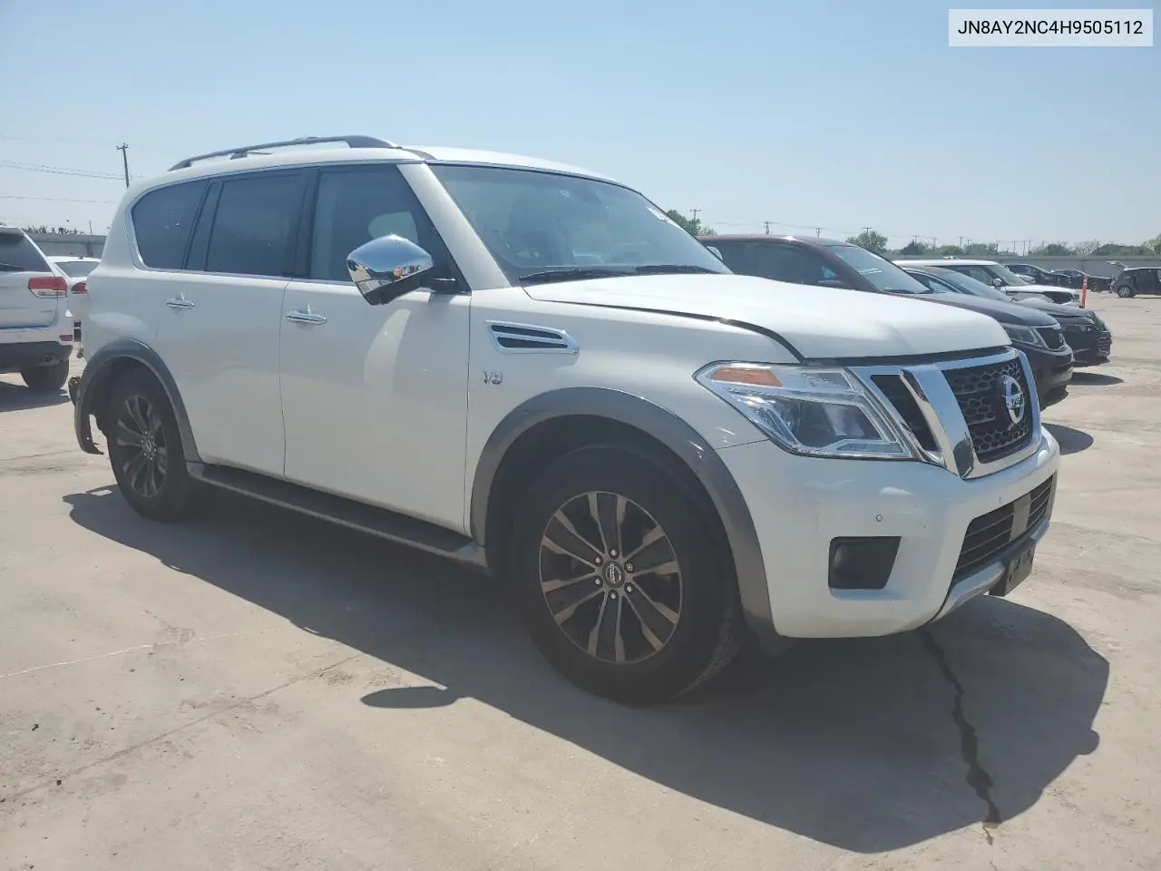 2017 Nissan Armada Sv VIN: JN8AY2NC4H9505112 Lot: 51912125