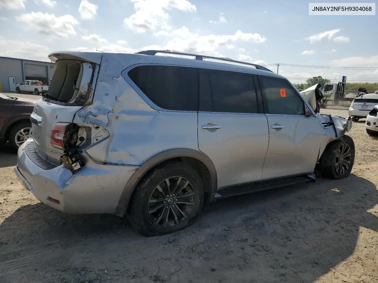 2017 Nissan Armada Platinum VIN: JN8AY2NF5H9304068 Lot: 53338405