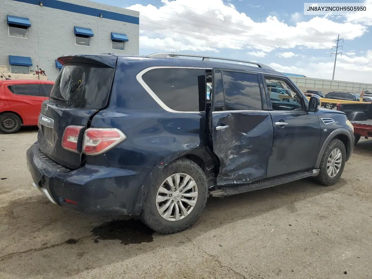 2017 Nissan Armada Sv VIN: JN8AY2NC0H9505950 Lot: 53636895