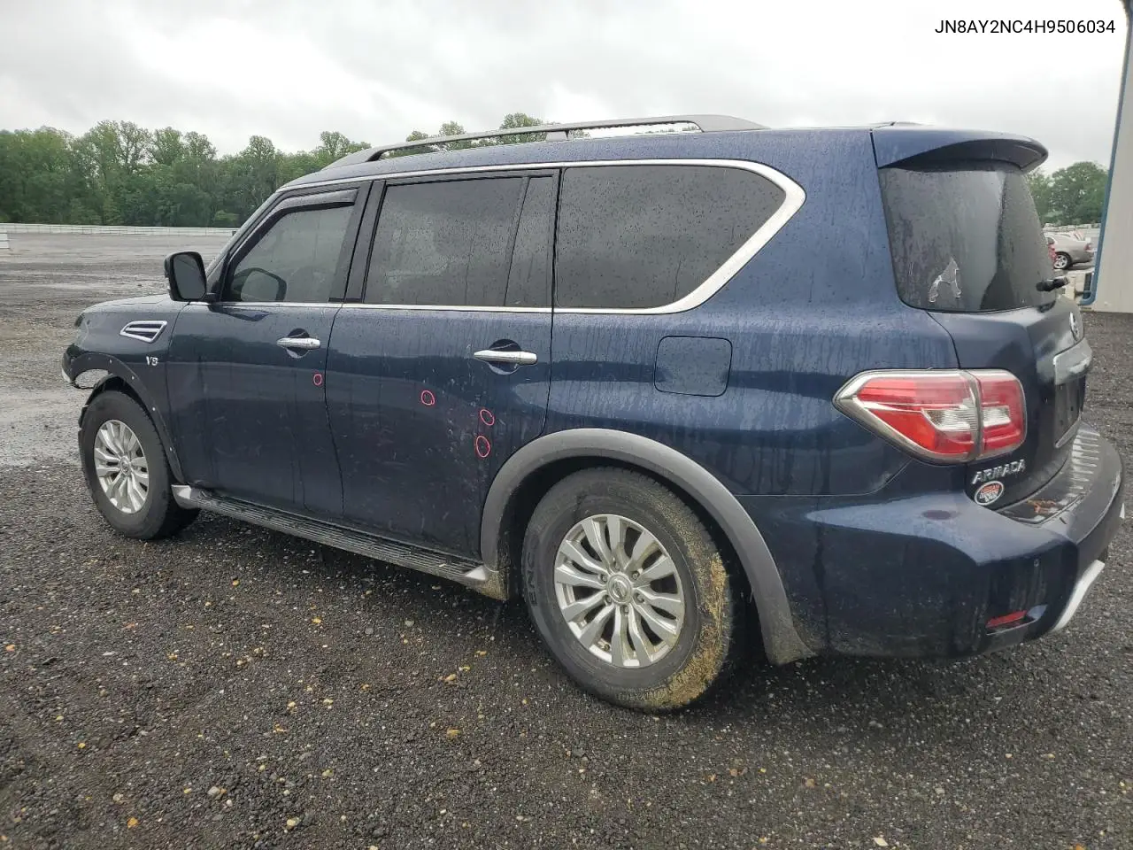2017 Nissan Armada Sv VIN: JN8AY2NC4H9506034 Lot: 56719805