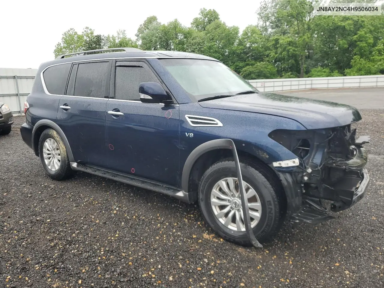 2017 Nissan Armada Sv VIN: JN8AY2NC4H9506034 Lot: 56719805