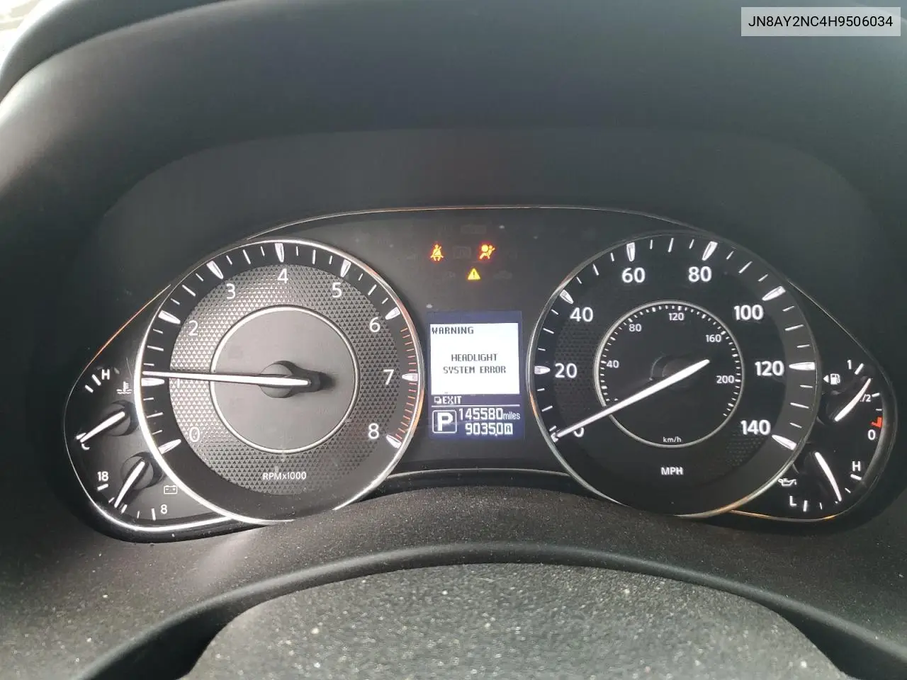 2017 Nissan Armada Sv VIN: JN8AY2NC4H9506034 Lot: 56719805