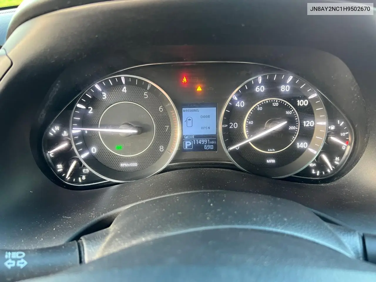 2017 Nissan Armada Sv VIN: JN8AY2NC1H9502670 Lot: 56994205