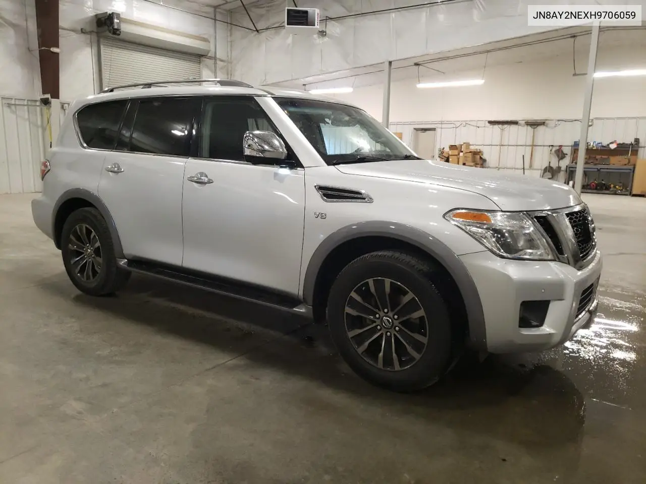 2017 Nissan Armada Platinum VIN: JN8AY2NEXH9706059 Lot: 57123855