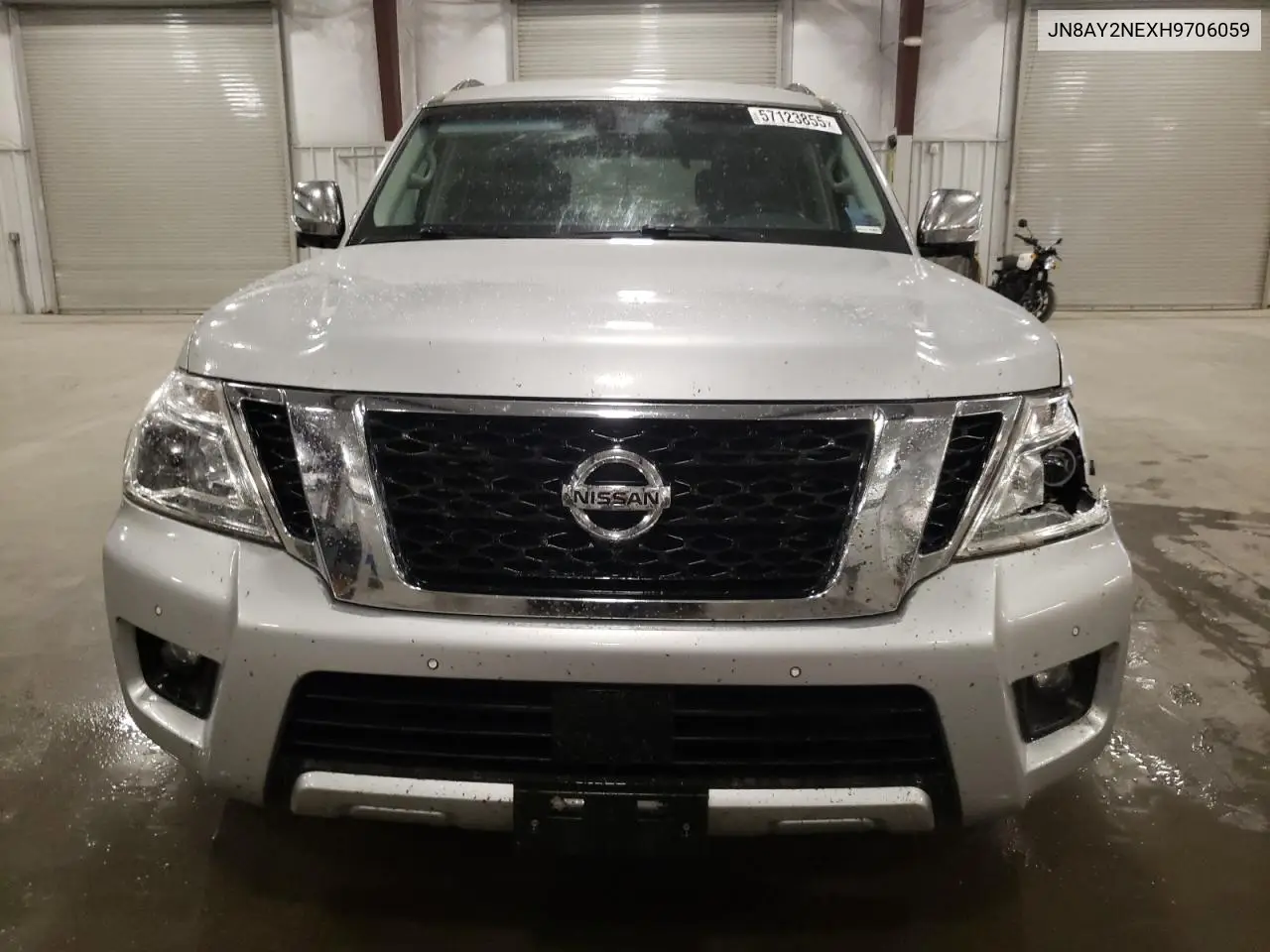 2017 Nissan Armada Platinum VIN: JN8AY2NEXH9706059 Lot: 57123855