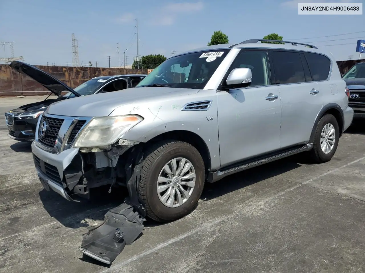2017 Nissan Armada Sv VIN: JN8AY2ND4H9006433 Lot: 61691455