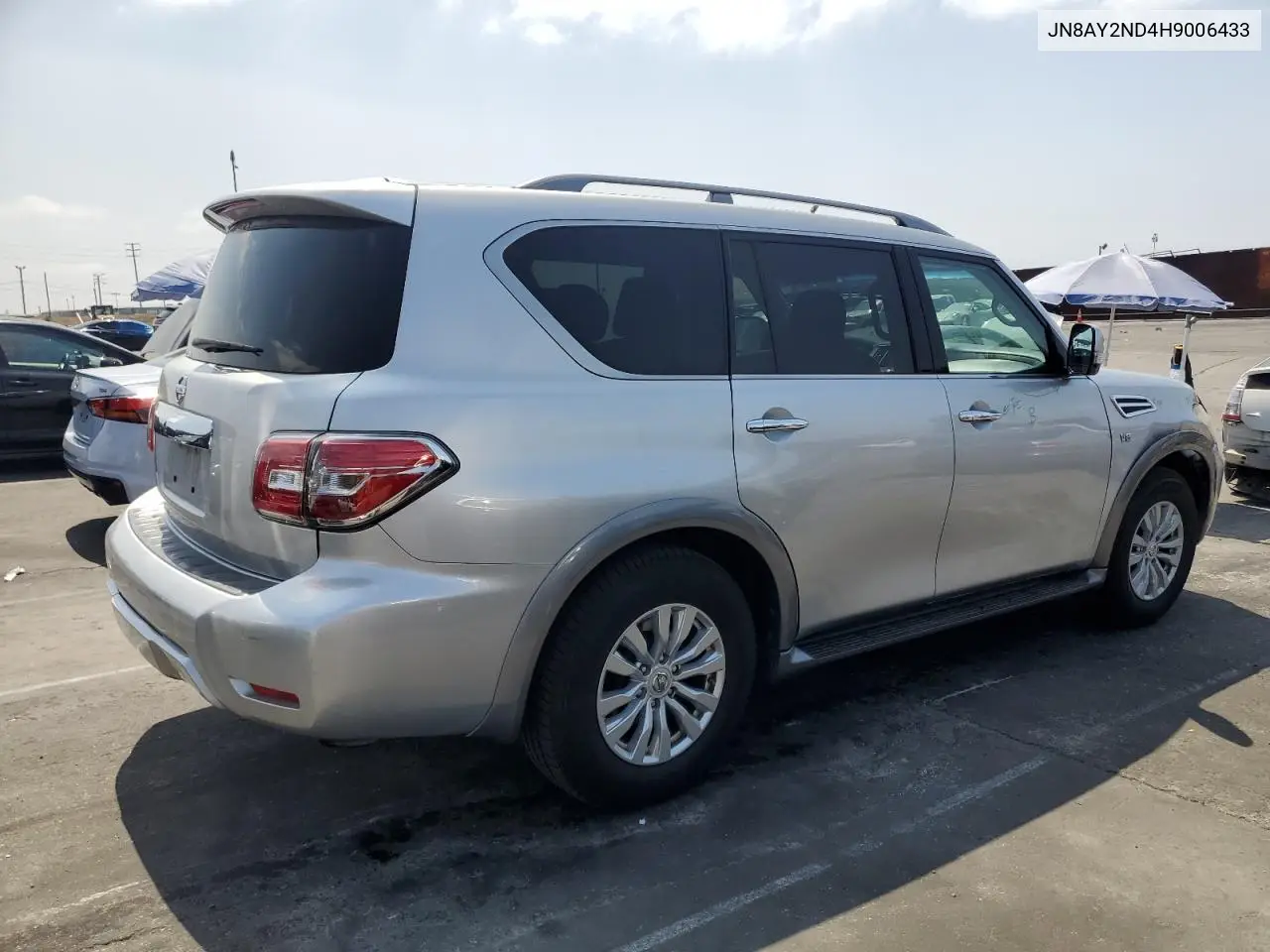 2017 Nissan Armada Sv VIN: JN8AY2ND4H9006433 Lot: 61691455