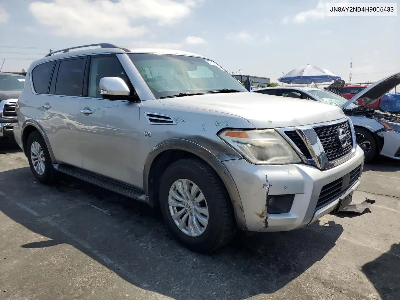 2017 Nissan Armada Sv VIN: JN8AY2ND4H9006433 Lot: 61691455