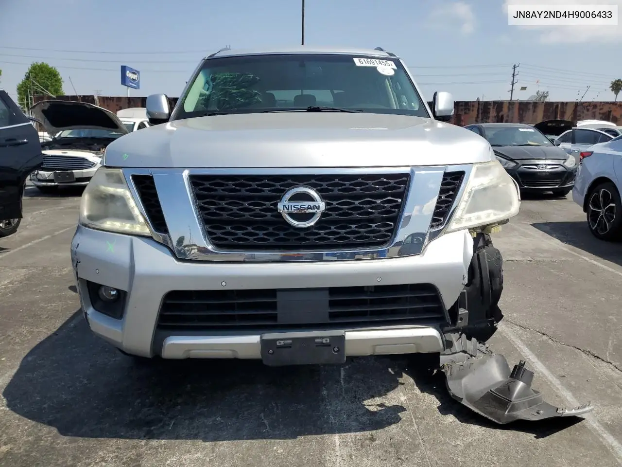 2017 Nissan Armada Sv VIN: JN8AY2ND4H9006433 Lot: 61691455