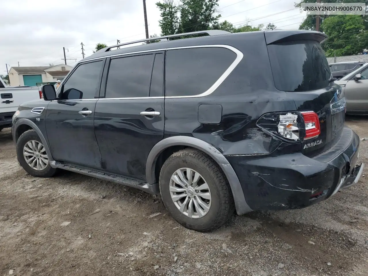 2017 Nissan Armada Sv VIN: JN8AY2ND0H9006770 Lot: 61878955
