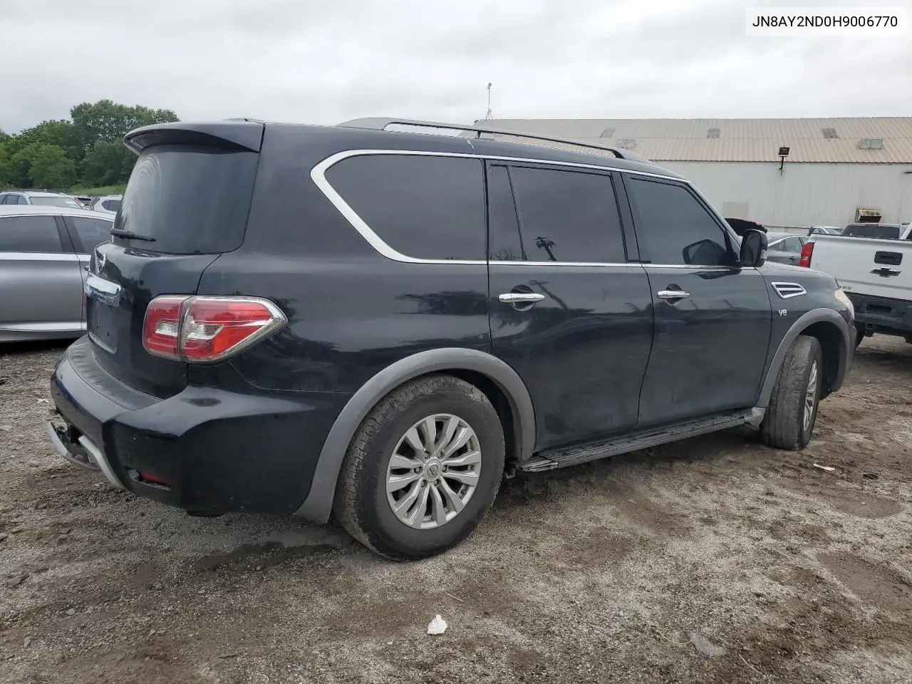 2017 Nissan Armada Sv VIN: JN8AY2ND0H9006770 Lot: 61878955