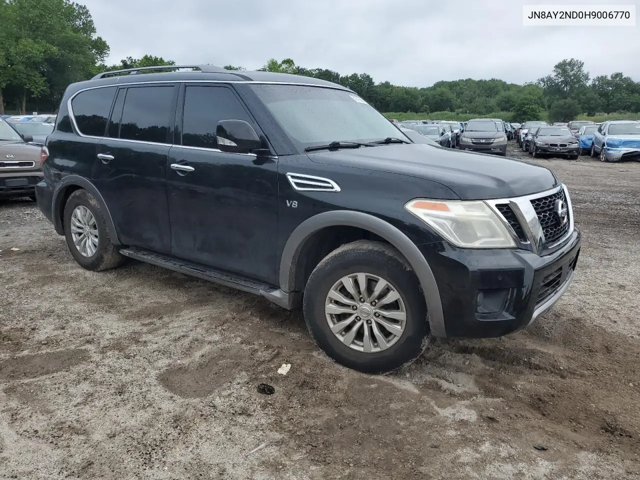 2017 Nissan Armada Sv VIN: JN8AY2ND0H9006770 Lot: 61878955