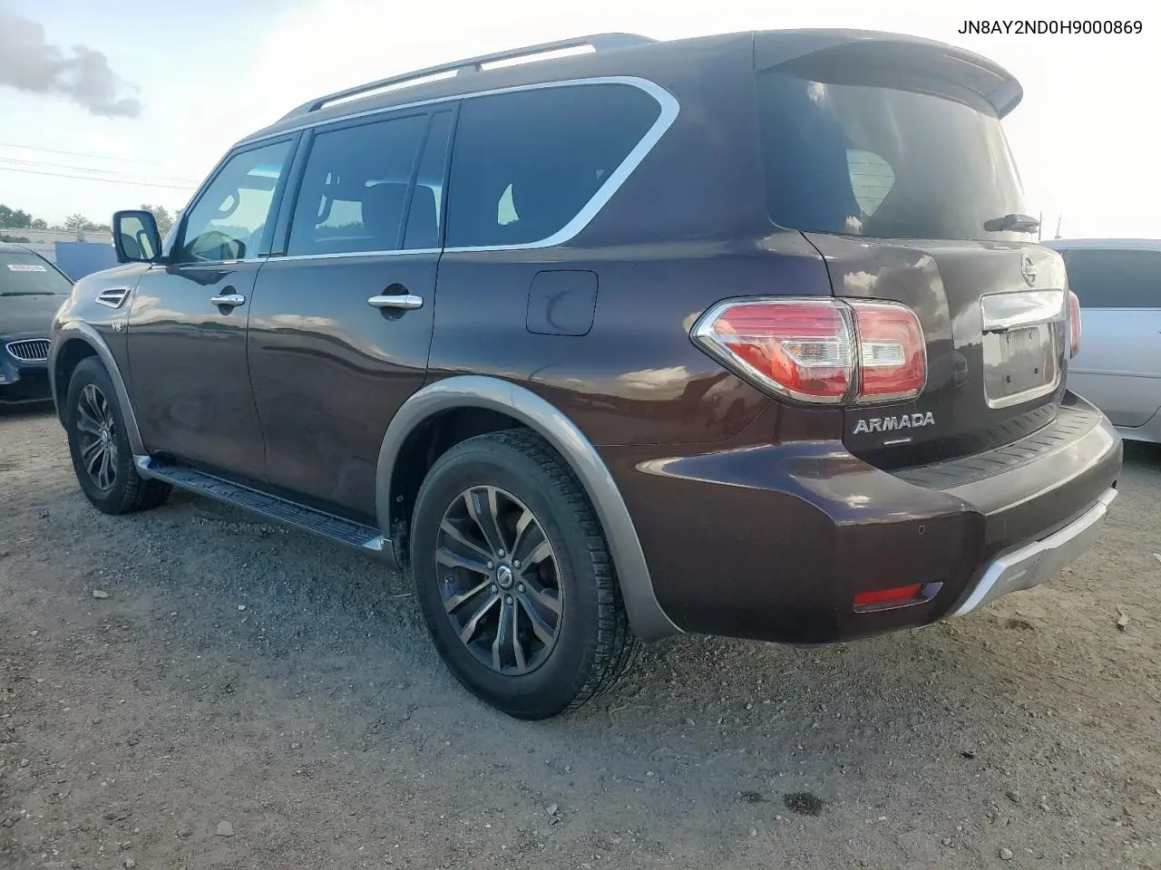 2017 Nissan Armada Sv VIN: JN8AY2ND0H9000869 Lot: 61930045