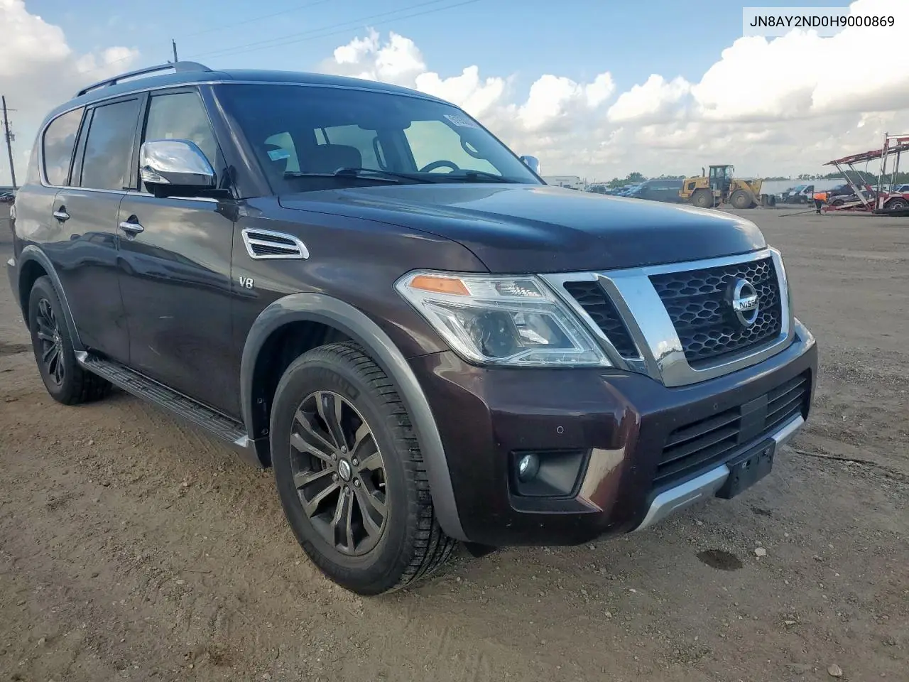 2017 Nissan Armada Sv VIN: JN8AY2ND0H9000869 Lot: 61930045