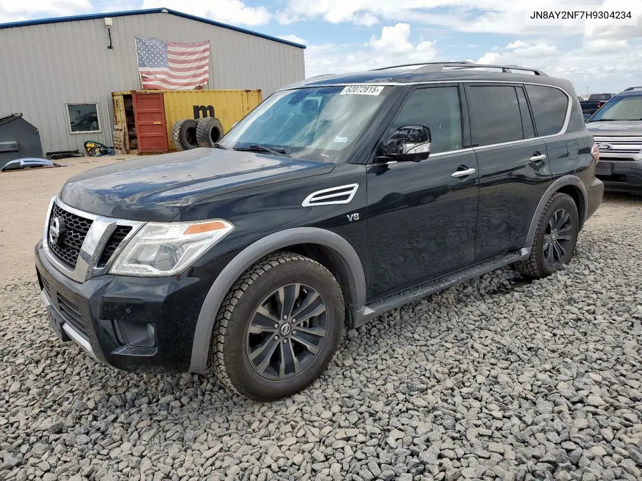 2017 Nissan Armada Platinum VIN: JN8AY2NF7H9304234 Lot: 62072815