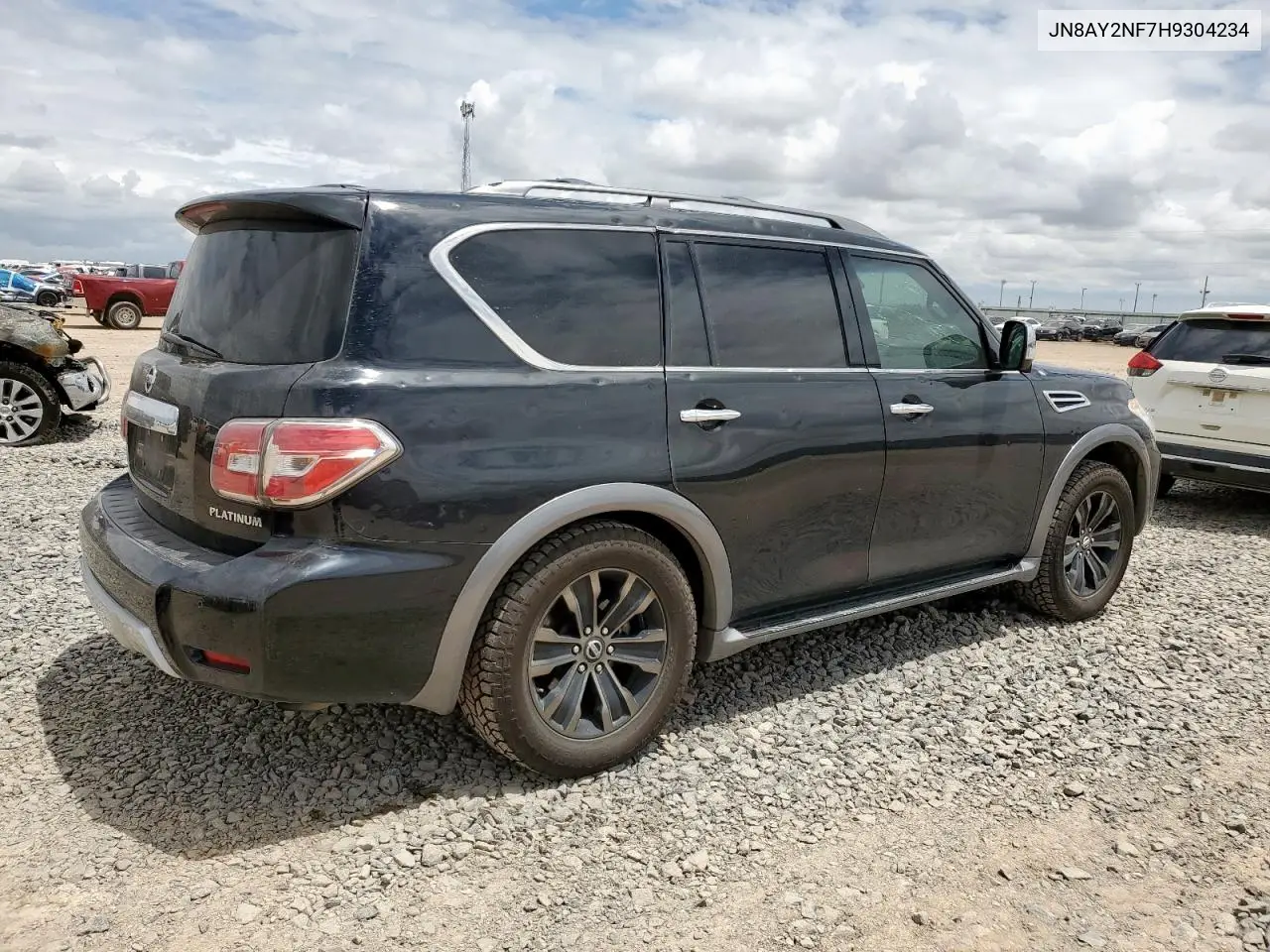 2017 Nissan Armada Platinum VIN: JN8AY2NF7H9304234 Lot: 62072815
