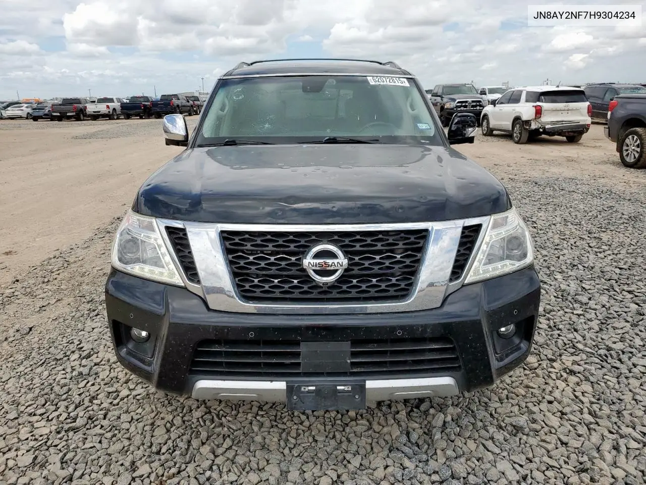 2017 Nissan Armada Platinum VIN: JN8AY2NF7H9304234 Lot: 62072815