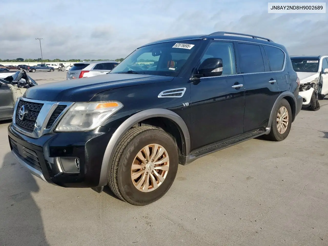 2017 Nissan Armada Sv VIN: JN8AY2ND8H9002689 Lot: 62076695