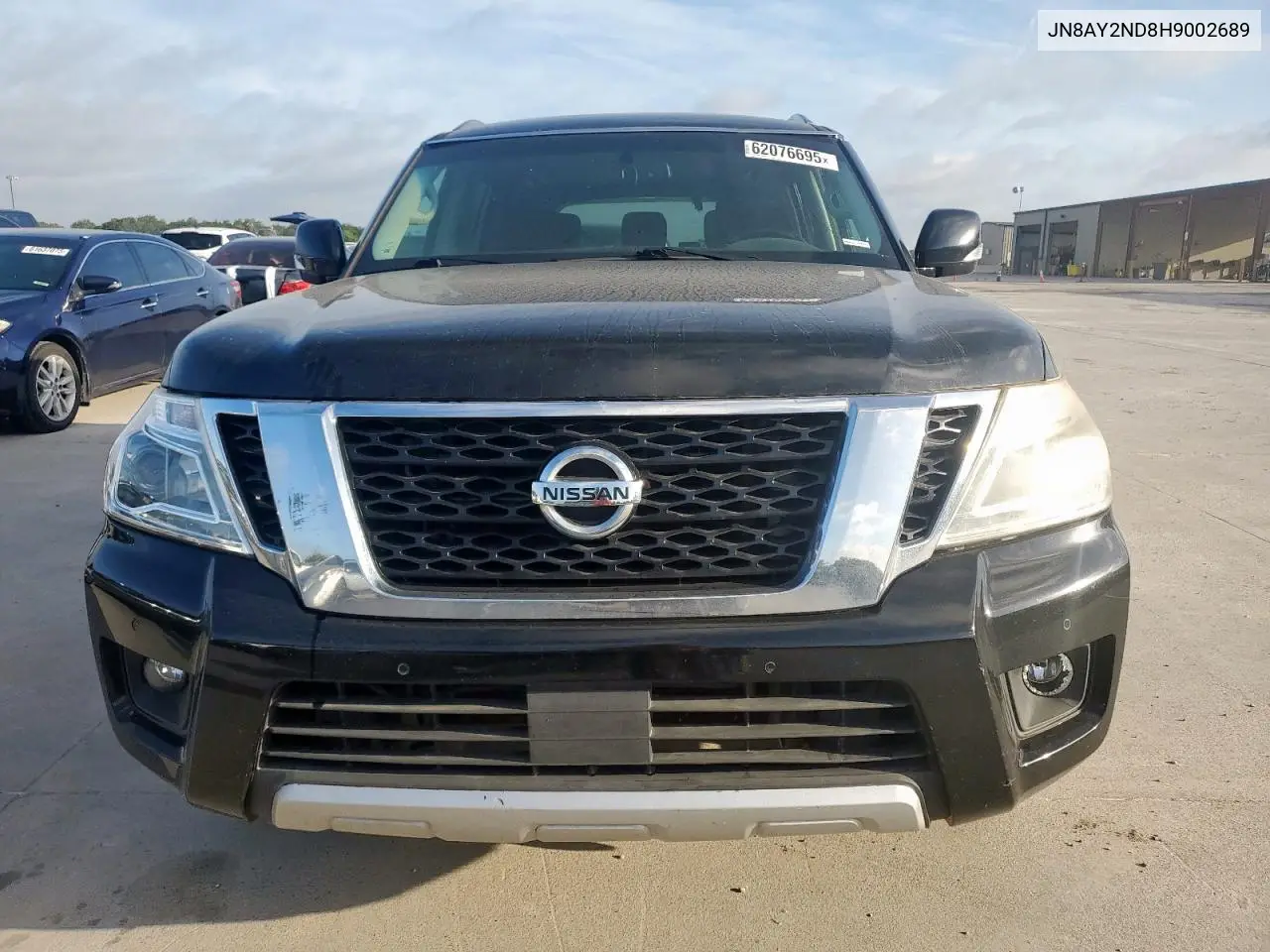 2017 Nissan Armada Sv VIN: JN8AY2ND8H9002689 Lot: 62076695