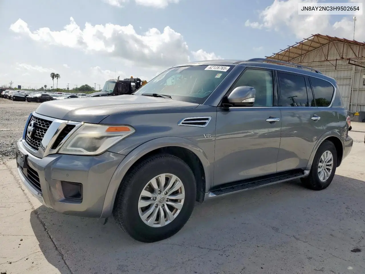 2017 Nissan Armada Sv VIN: JN8AY2NC3H9502654 Lot: 62128765