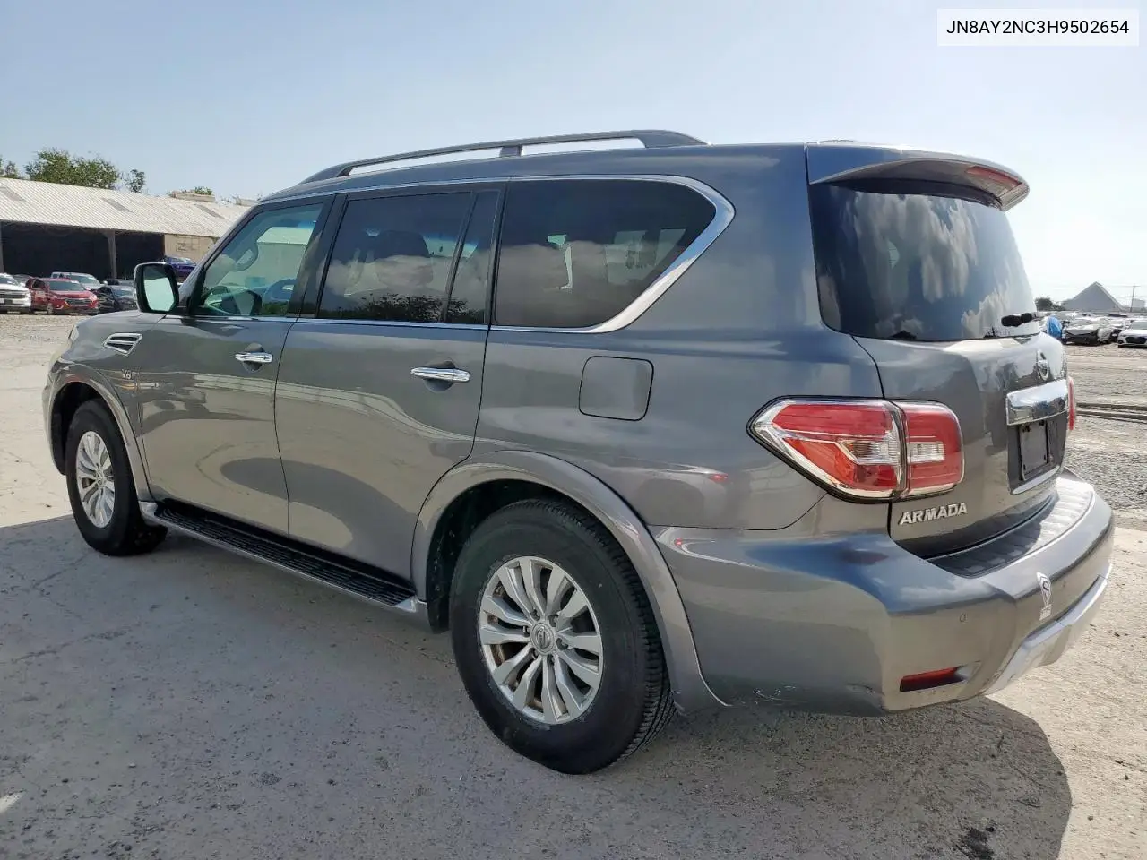 2017 Nissan Armada Sv VIN: JN8AY2NC3H9502654 Lot: 62128765