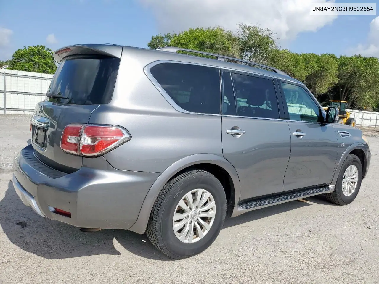 2017 Nissan Armada Sv VIN: JN8AY2NC3H9502654 Lot: 62128765