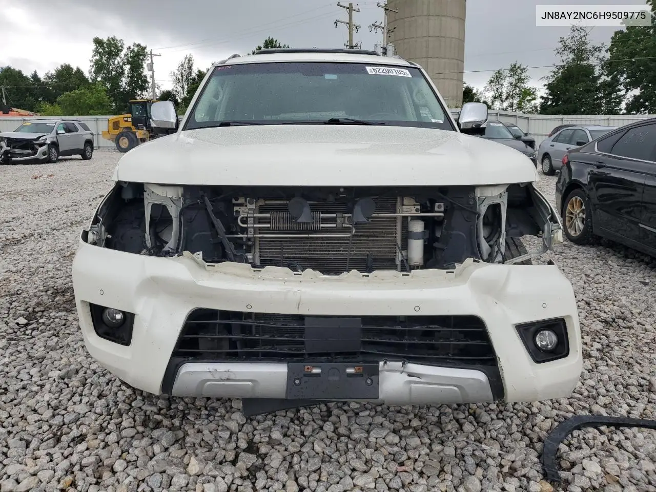 2017 Nissan Armada Sv VIN: JN8AY2NC6H9509775 Lot: 62200105