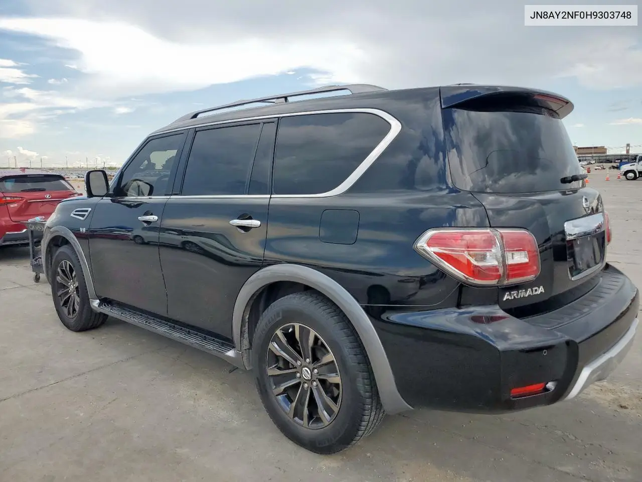 2017 Nissan Armada Platinum VIN: JN8AY2NF0H9303748 Lot: 62222865