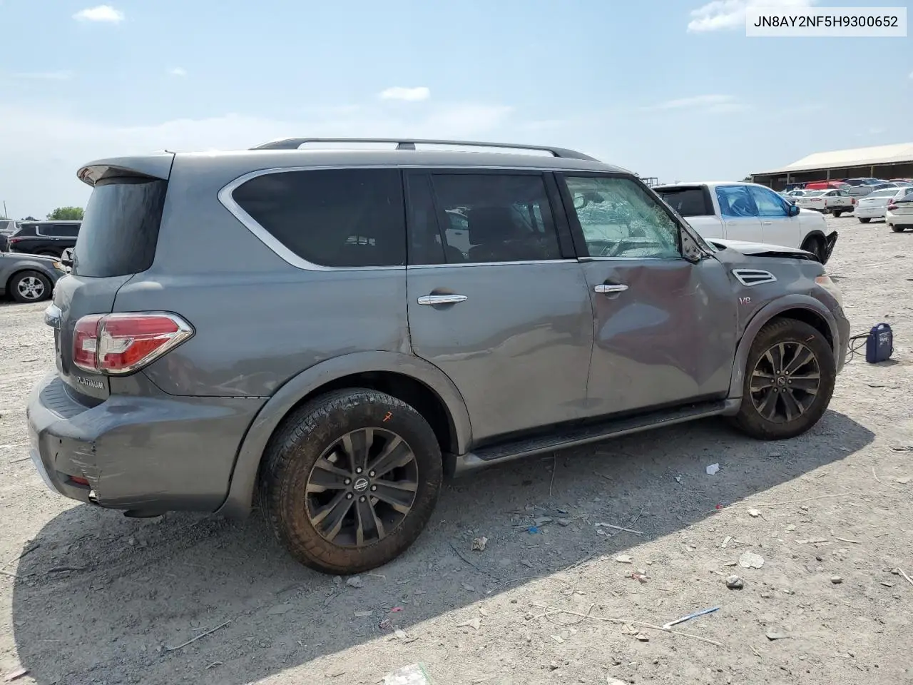 2017 Nissan Armada Platinum VIN: JN8AY2NF5H9300652 Lot: 62413345