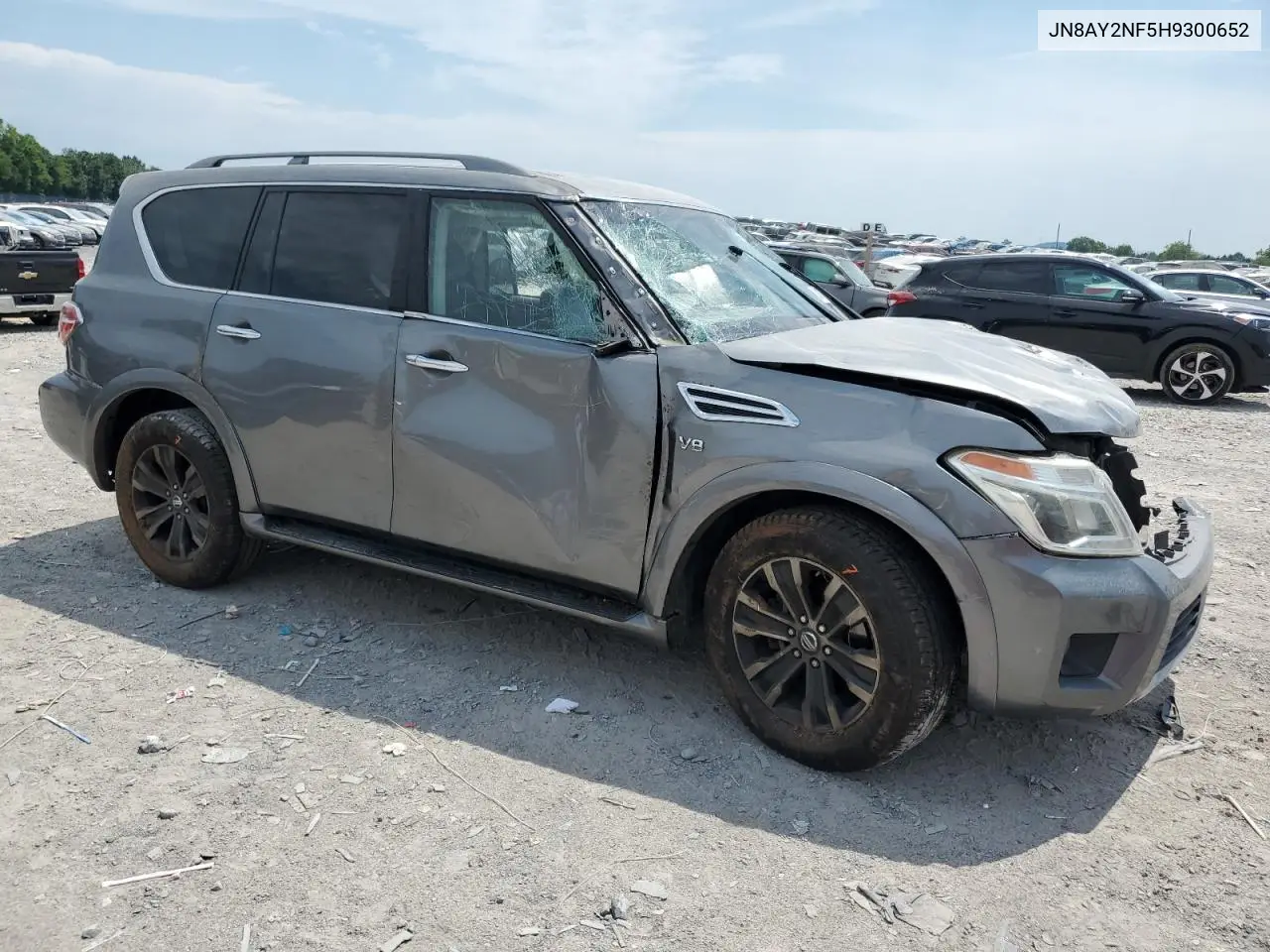 2017 Nissan Armada Platinum VIN: JN8AY2NF5H9300652 Lot: 62413345