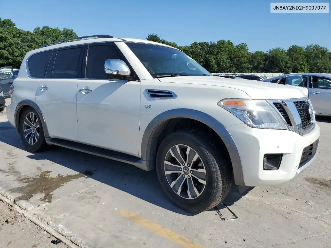 2017 Nissan Armada Sv VIN: JN8AY2ND2H9007077 Lot: 62486835