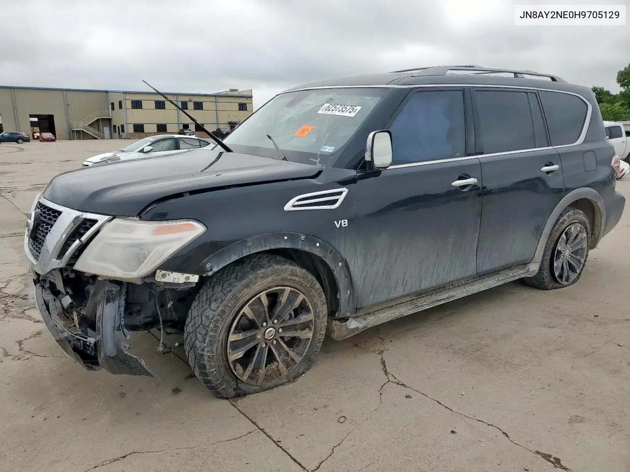 2017 Nissan Armada Platinum VIN: JN8AY2NE0H9705129 Lot: 62573575