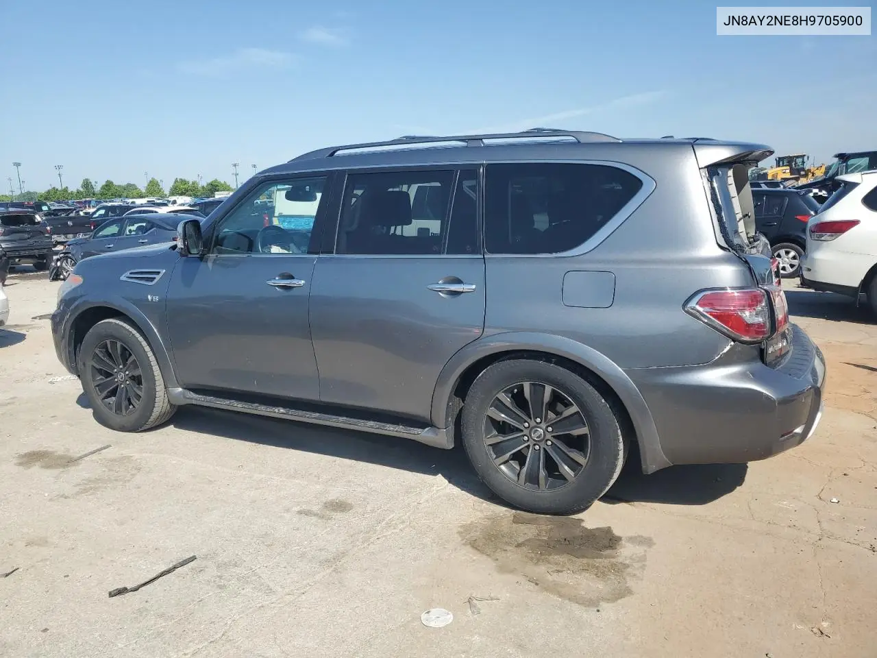 2017 Nissan Armada Platinum VIN: JN8AY2NE8H9705900 Lot: 63237255