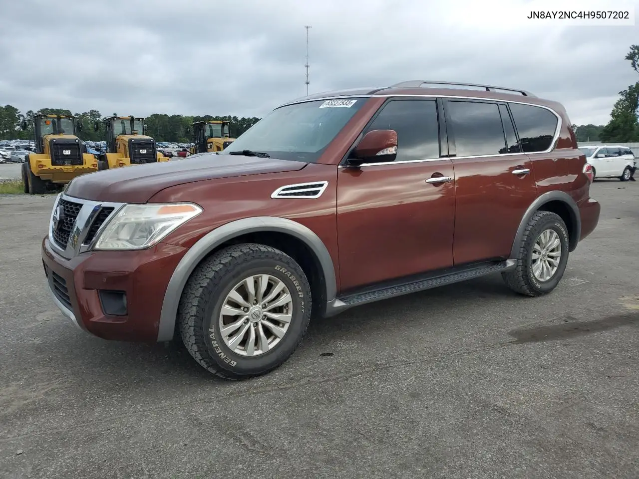 2017 Nissan Armada Sv VIN: JN8AY2NC4H9507202 Lot: 63251935