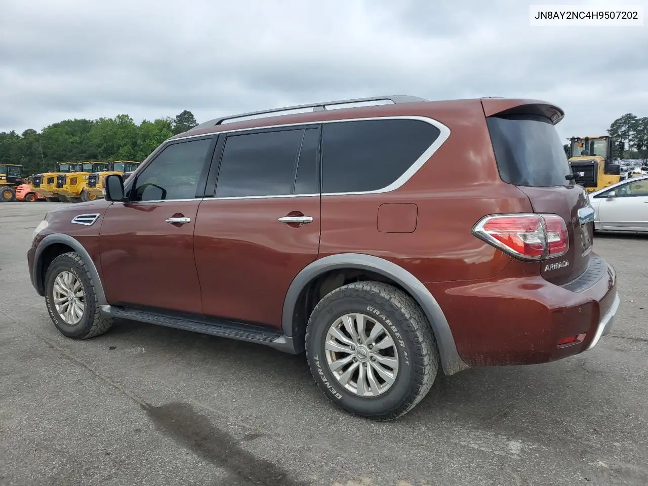 2017 Nissan Armada Sv VIN: JN8AY2NC4H9507202 Lot: 63251935